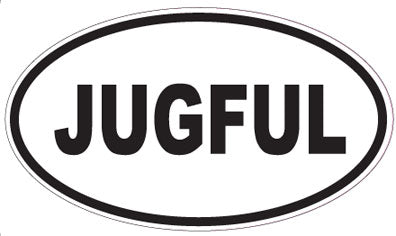 JUGFUL - Oval Sticker