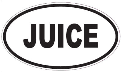 JUICE - Oval Sticker