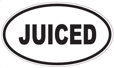 JUICED - Oval Sticker