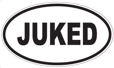 JUKED - Oval Sticker