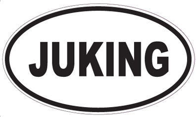 JUKING - Oval Sticker