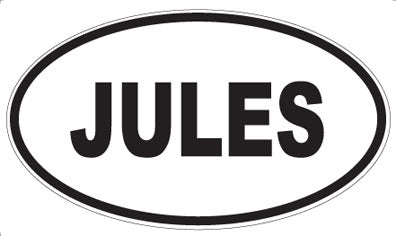 JULES - Oval Magnet
