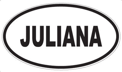 JULIANA - Oval Magnet