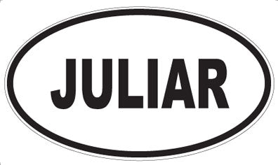 JULIAR - Oval Magnet
