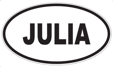 JULIA - Oval Magnet