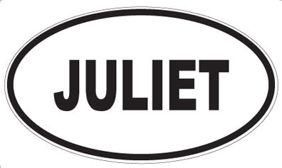 JULIET - Oval Magnet