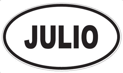 JULIO - Oval Magnet