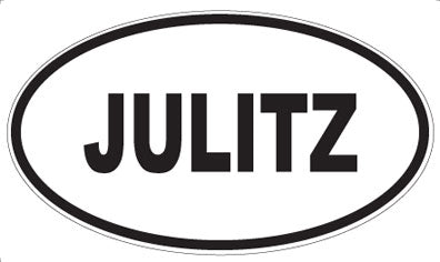 JULITZ - Oval Magnet