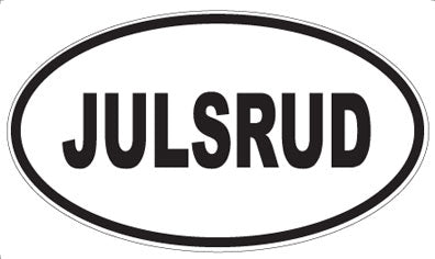 JULSRUD - Oval Magnet