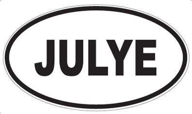 JULYE - Oval Magnet
