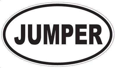 JUMPER - Oval Sticker