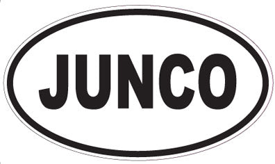 JUNCO - Oval Sticker