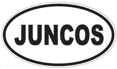 JUNCOS - Oval Sticker