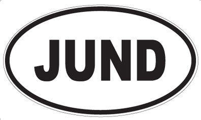 JUND - Oval Magnet