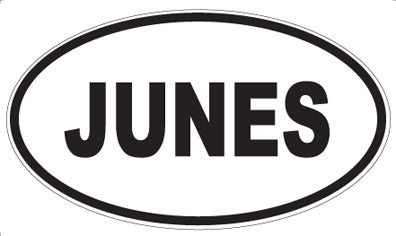 JUNES - Oval Magnet