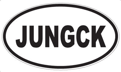 JUNGCK - Oval Magnet