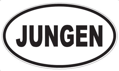 JUNGEN - Oval Magnet