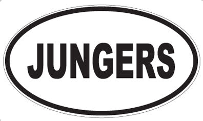 JUNGERS - Oval Magnet