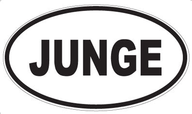 JUNGE - Oval Magnet