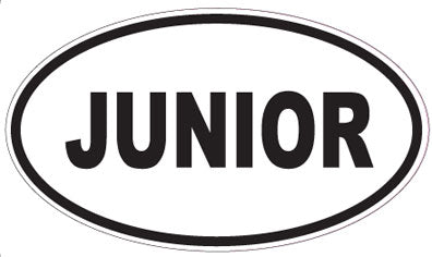 JUNIOR - Oval Sticker
