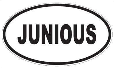 JUNIOUS - Oval Magnet