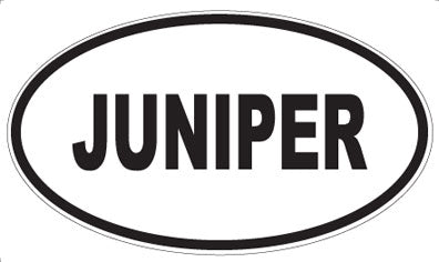 JUNIPER - Oval Magnet
