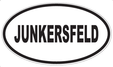 JUNKERSFELD - Oval Magnet