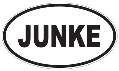 JUNKE - Oval Magnet