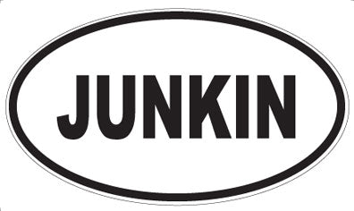 JUNKIN - Oval Magnet