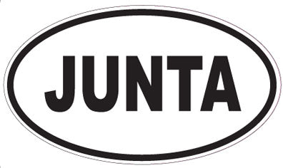 JUNTA - Oval Magnet