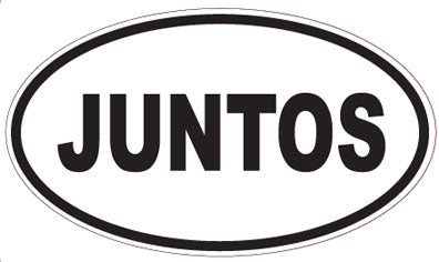 JUNTOS - Oval Sticker