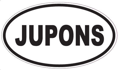 JUPONS - Oval Sticker