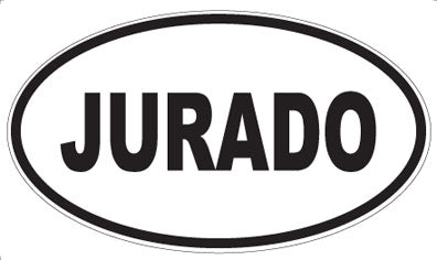 JURADO - Oval Magnet