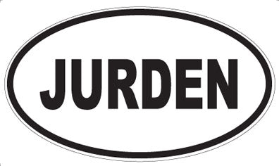 JURDEN - Oval Magnet