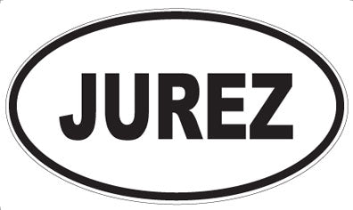 JUREZ - Oval Magnet