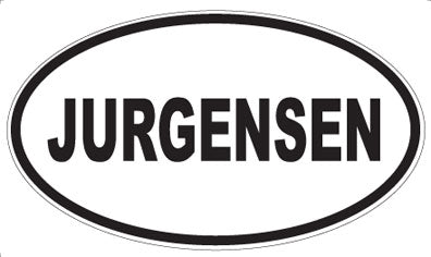 JURGENSEN - Oval Magnet