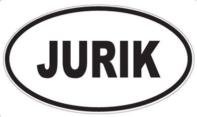 JURIK - Oval Magnet