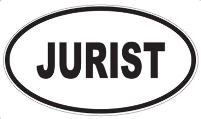 JURIST - Oval Magnet