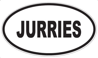 JURRIES - Oval Magnet