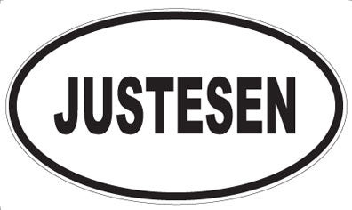 JUSTESEN - Oval Magnet
