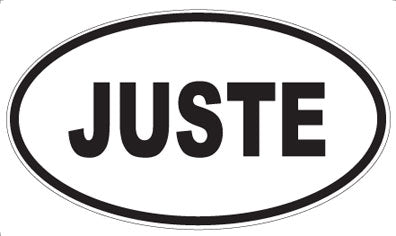 JUSTE - Oval Magnet