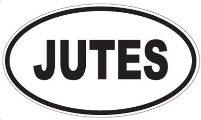 JUTES - Oval Sticker