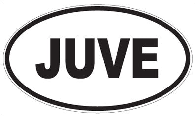 JUVE - Oval Magnet