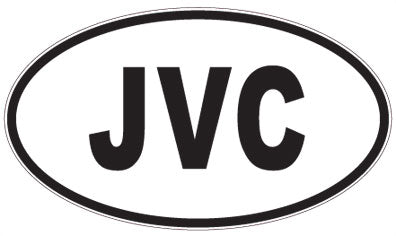 JVC - 3 Letter Initials Oval Magnet