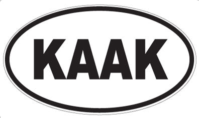 KAAK - Oval Magnet