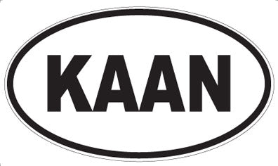 KAAN - Oval Sticker