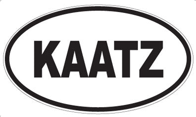 KAATZ - Oval Sticker