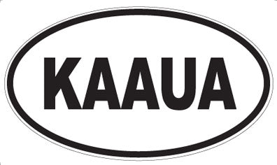 KAAUA - Oval Magnet