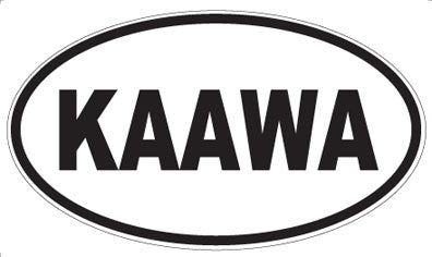 KAAWA - Oval Sticker