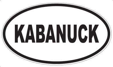 KABANUCK - Oval Sticker